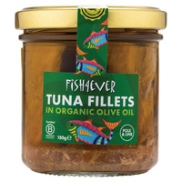 Fish4Ever Azores (Skipjack) Tuna Fillets in Olive Oil (Glass Jar) ~ 150g 