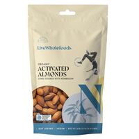 Live Wholefoods Organic Activated Almonds 120g