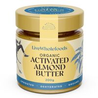 Live Wholefoods Organic Activated Almond Butter 200g