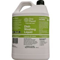 One Planet Dishwashing Liquid Gel Lemon & Lime 5L