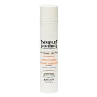 SIMPLE as that - SPF 50 Natural Children's Sunscreen - 100ml Pump Tube