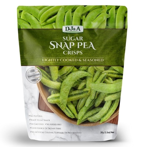 DJ&A Sugar Snap Pea Crisps 30g 