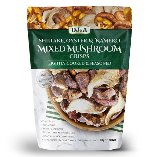 DJ&A Mixed Mushroom Crisps 30g