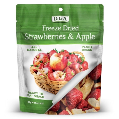 DJ&A Freeze Dried Strawberry & Apple 25g