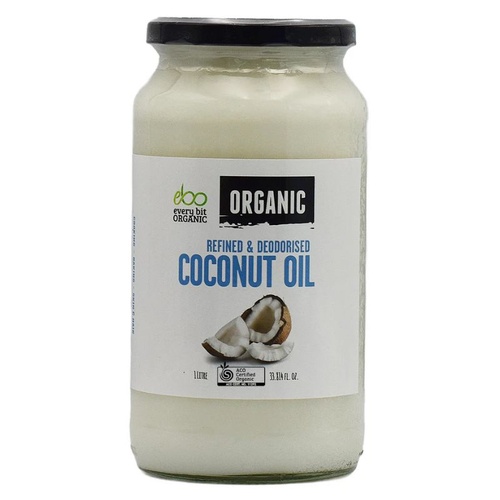 Every Bit Organic Refined Organic Coconut Oil 1litre