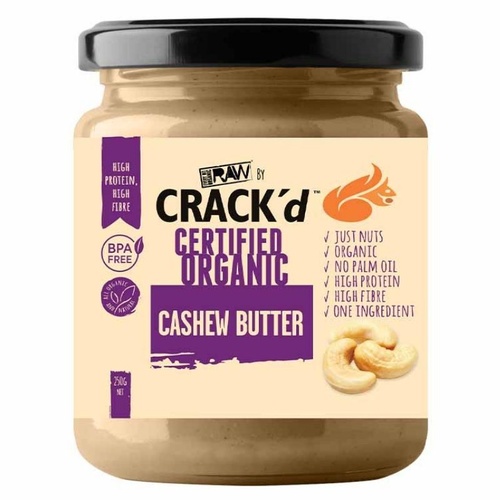 Every Bit Organic Raw Crack'd Cashew Butter 250g