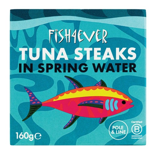 Fish4Ever Azores (Skipjack) Tuna Steaks in Spring Water ~ 160g