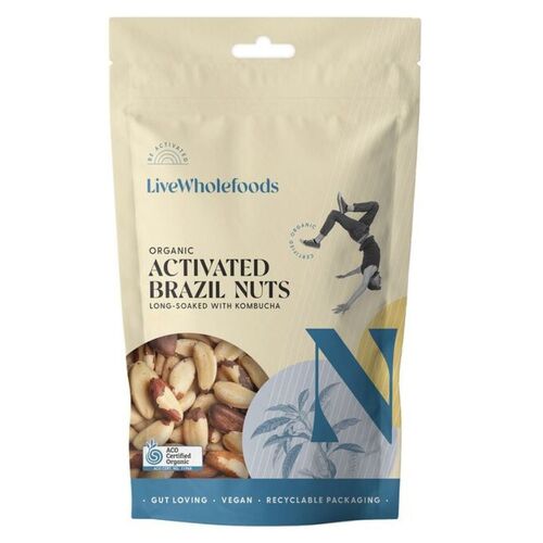 Live Wholefoods Organic Activated Brazil 300g