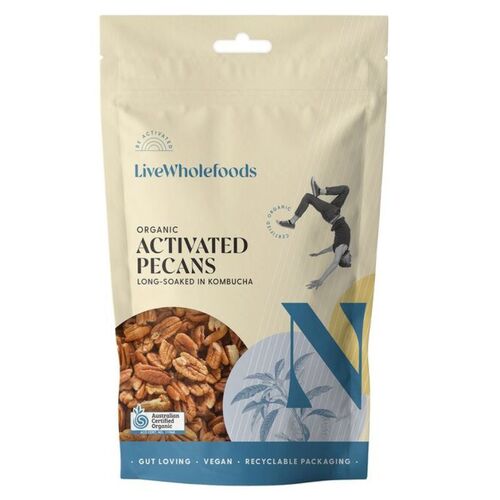 Live Wholefoods Organic Activated Pecans 300g