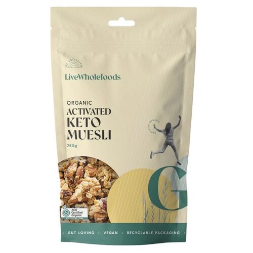 Live Wholefoods Organic Activated Keto Muesli 250g