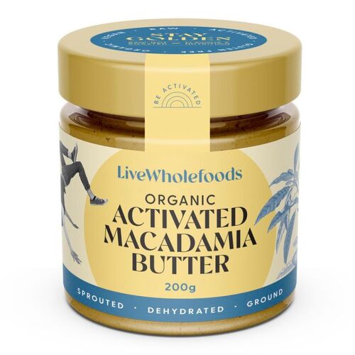 Live Wholefoods Organic Activated Macadamia Spread 200g