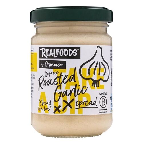 Realfoods By Organico Roasted Garlic Spread 140g