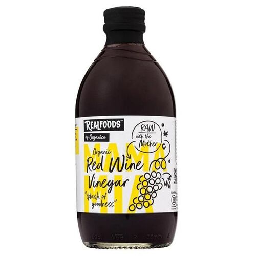 Realfoods By Organico Red Wine Vinegar 500ml