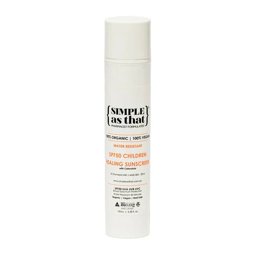 SIMPLE as that - SPF 50 Natural Children's Sunscreen - 100ml Pump Tube