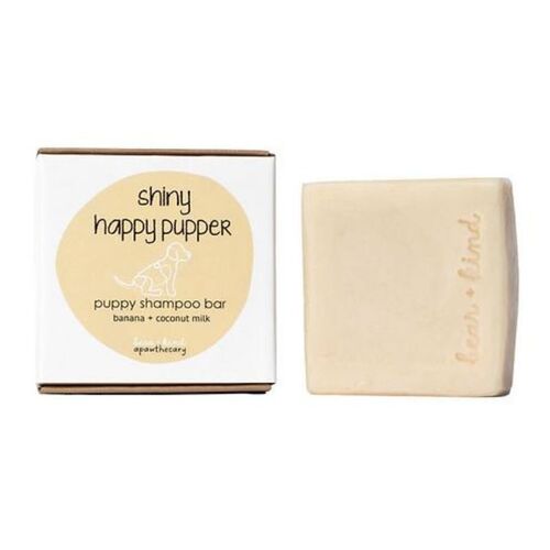 Bear + Kind Shiny Happy Pupper Puppy Shampoo Bar 130g